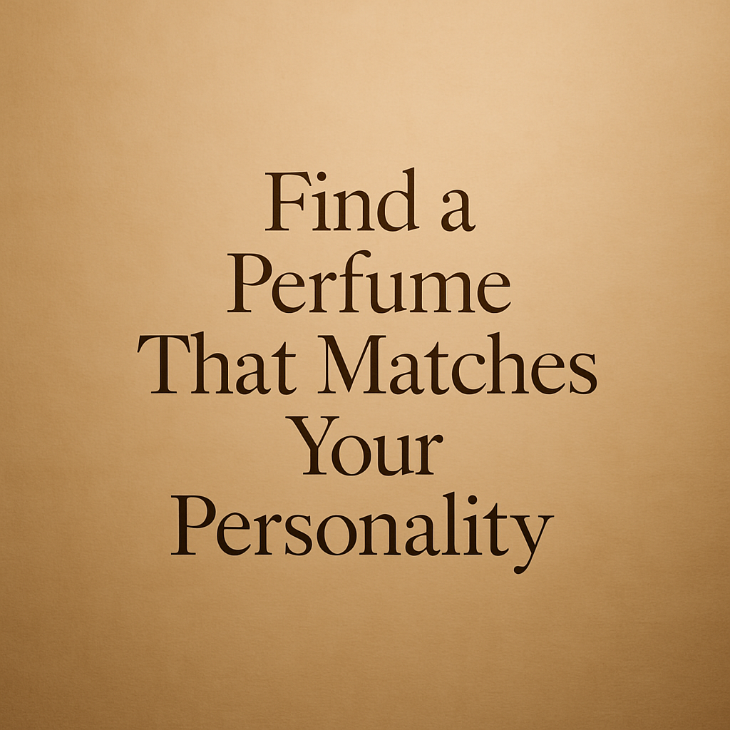 How do I know if a perfume suits my personality?