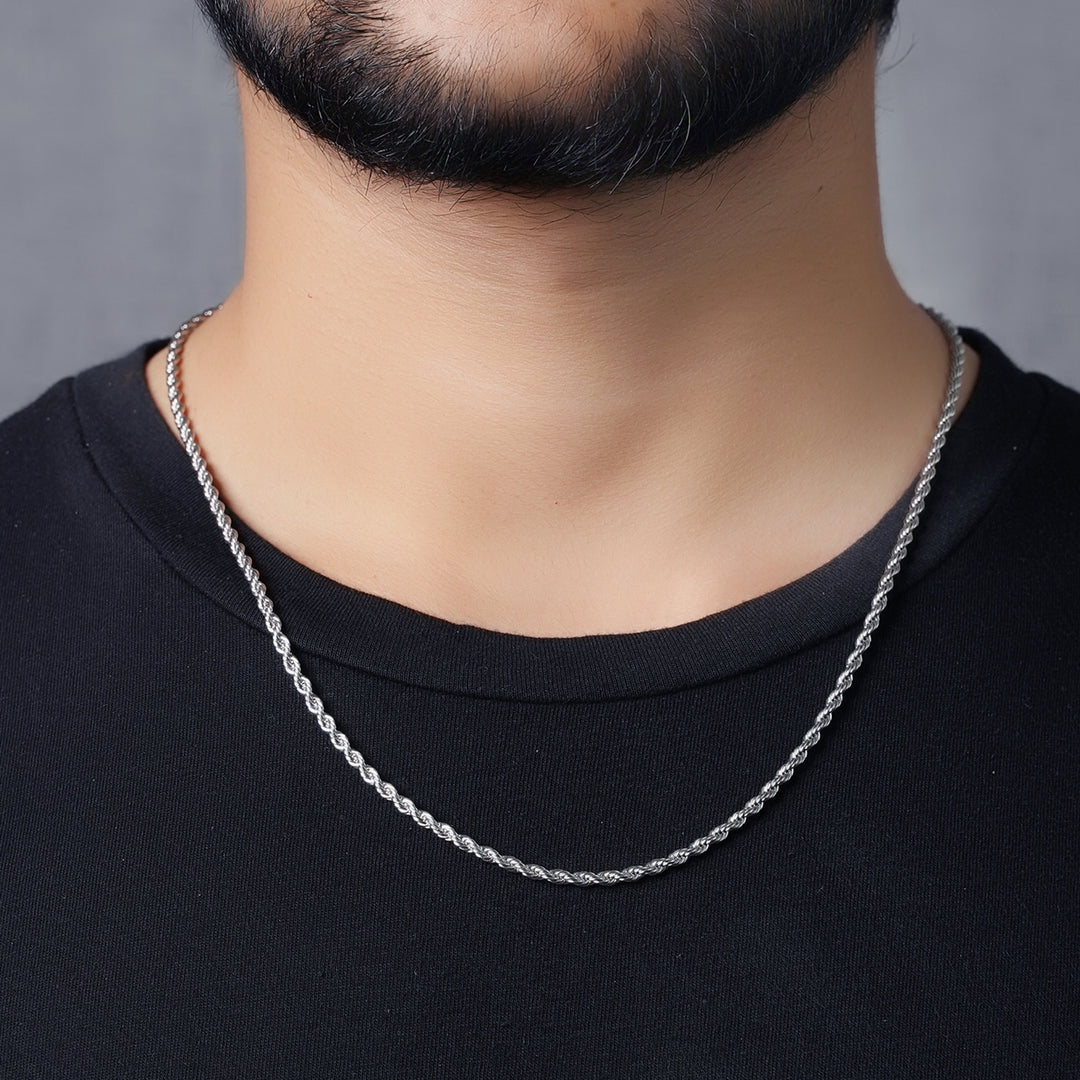 Rope Chain (Silver) 3mm