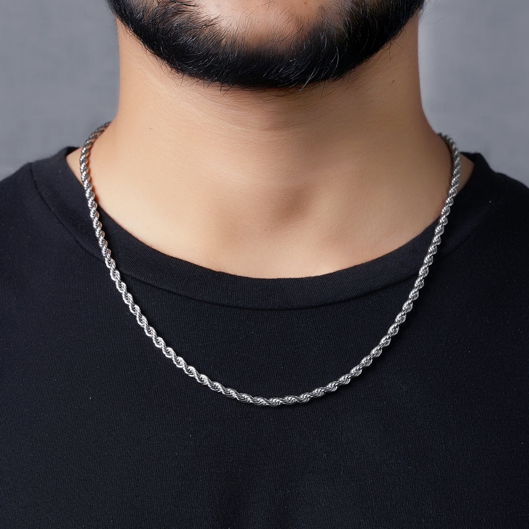 Rope Chain (Silver) 4mm