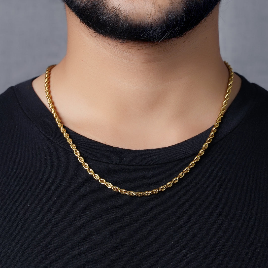 Rope Chain (Gold) 4mm