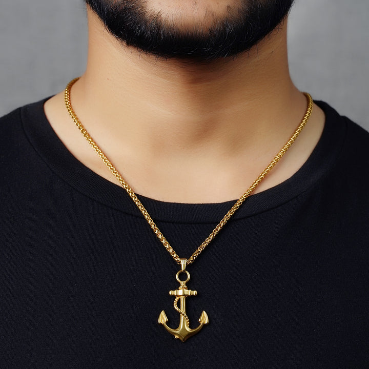 Anchor Pendant (Gold)