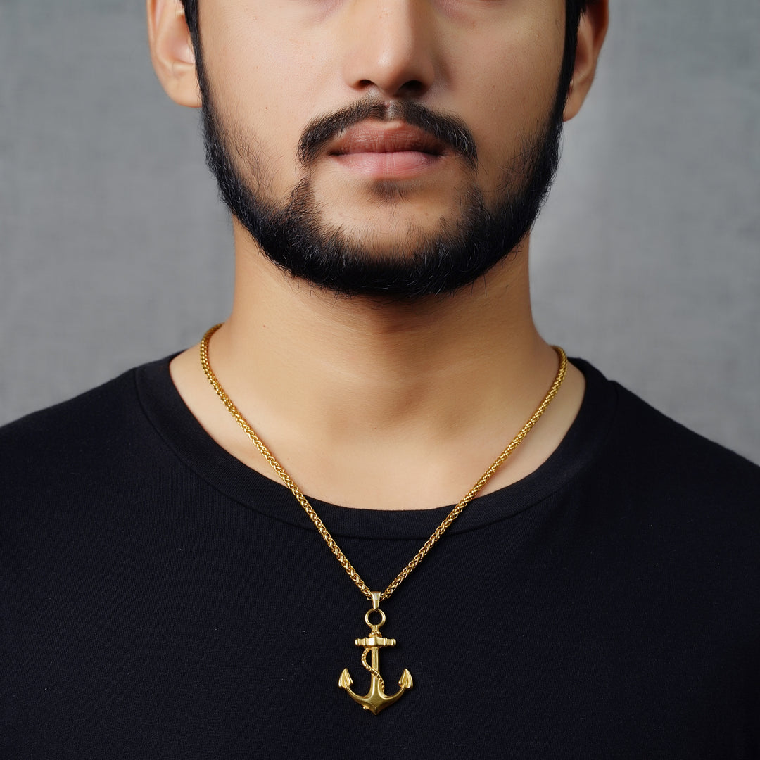 Anchor Pendant (Gold)