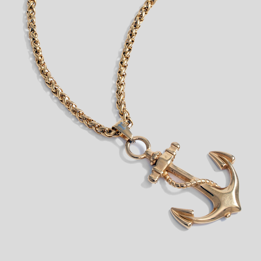 Anchor Pendant (Gold)