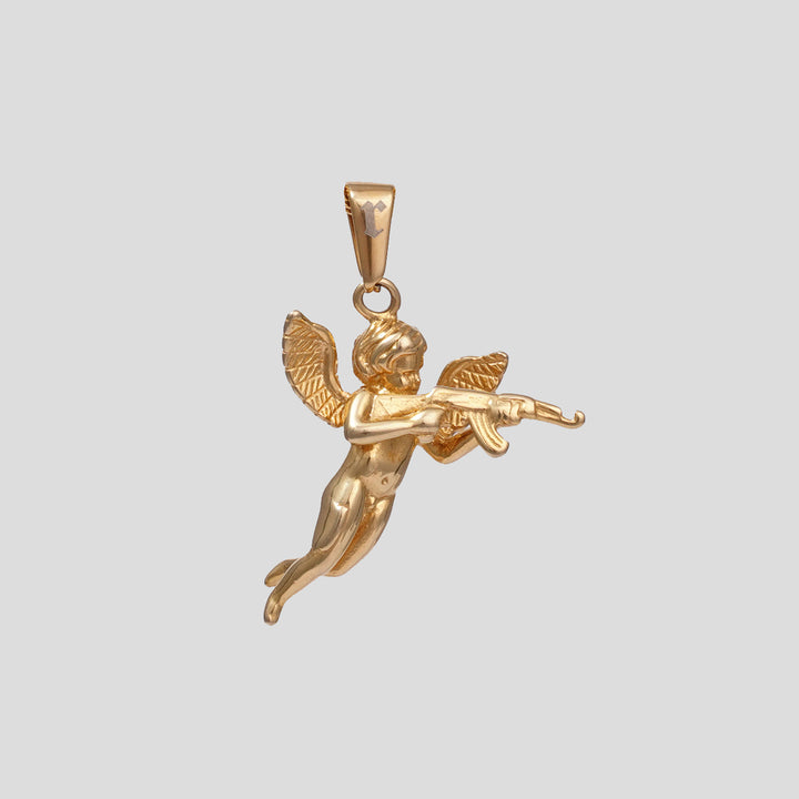 Angel's AK-47 Pendant (Gold)