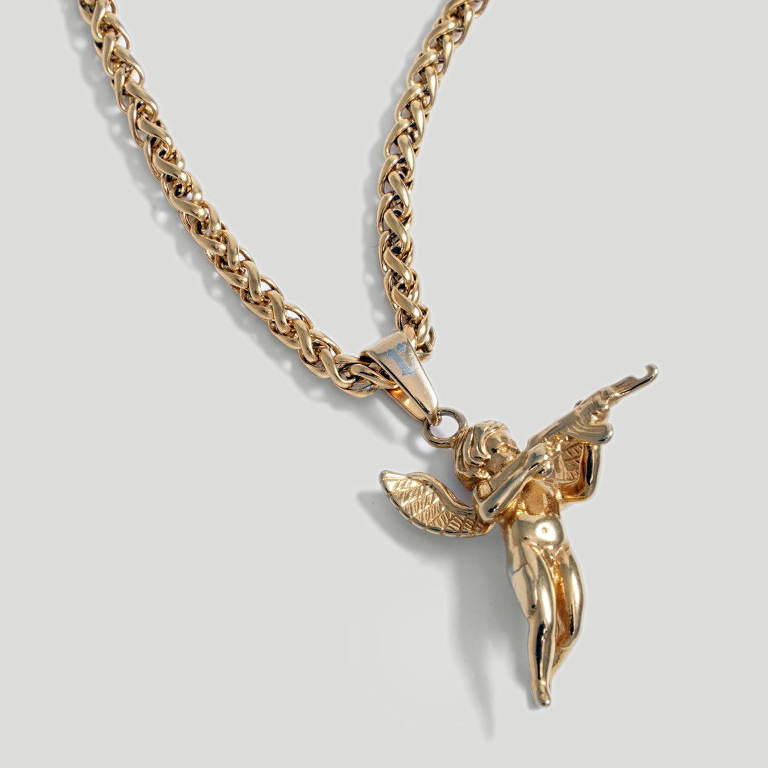 Angel's AK-47 Pendant (Gold)