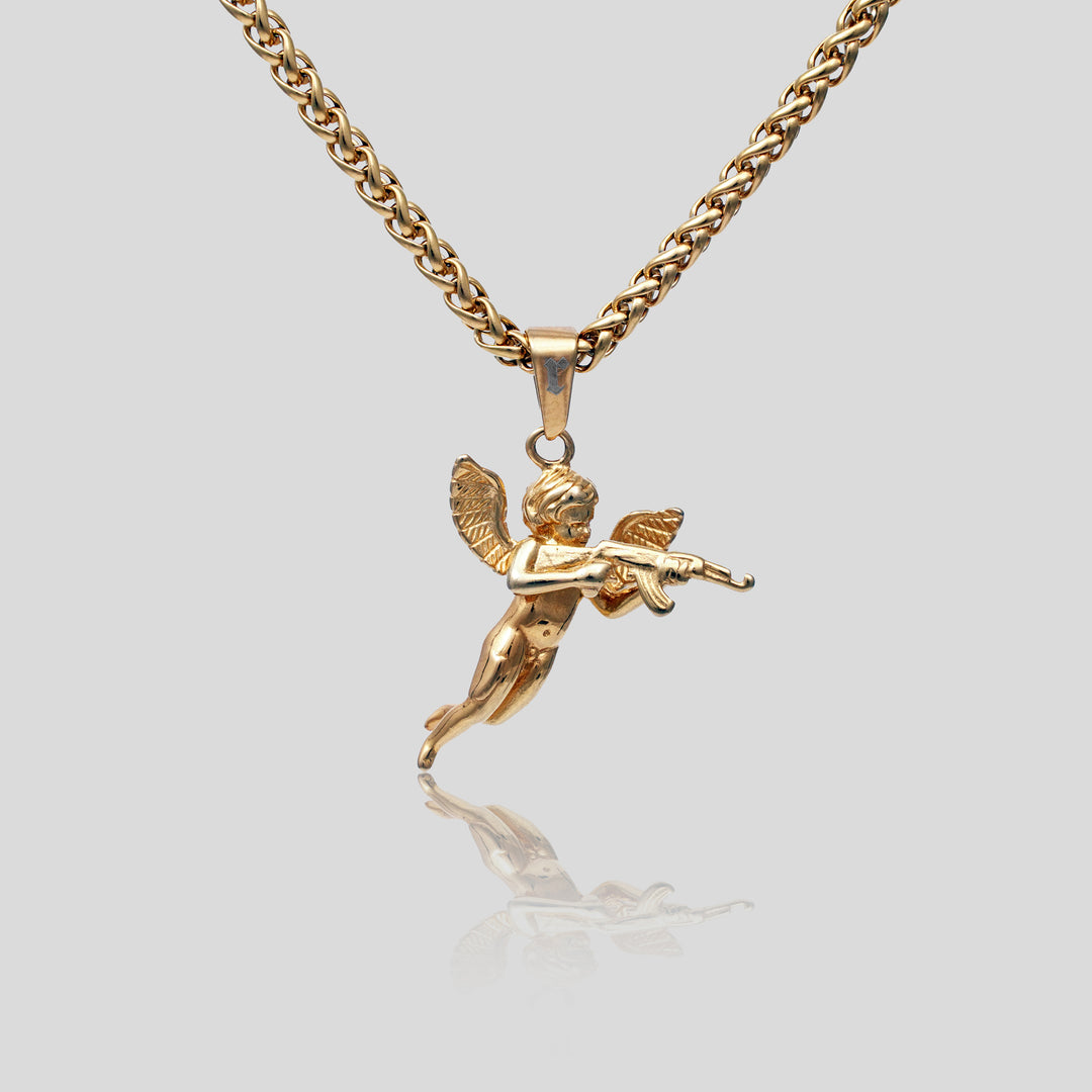 Angel's AK-47 Pendant (Gold)