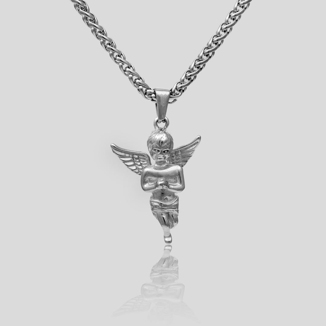 Baby Angel Pendant (Silver)