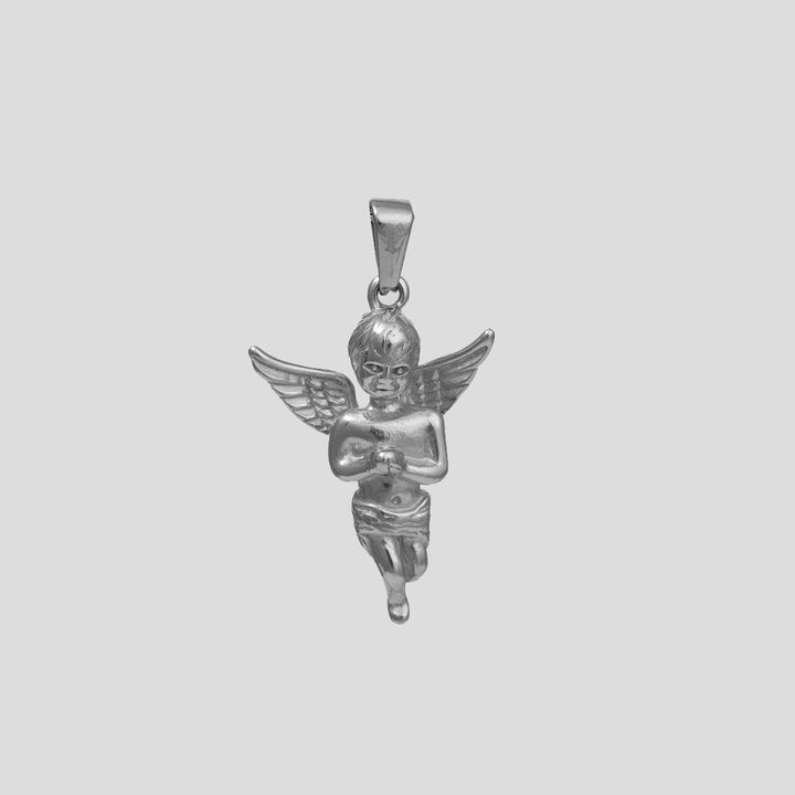 Baby Angel Pendant (Silver)