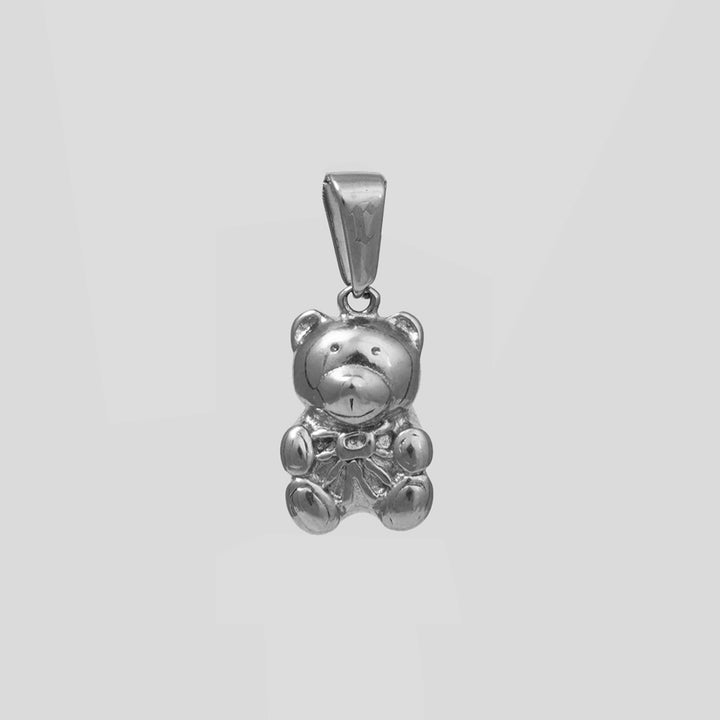 Bear Pendant (Silver)