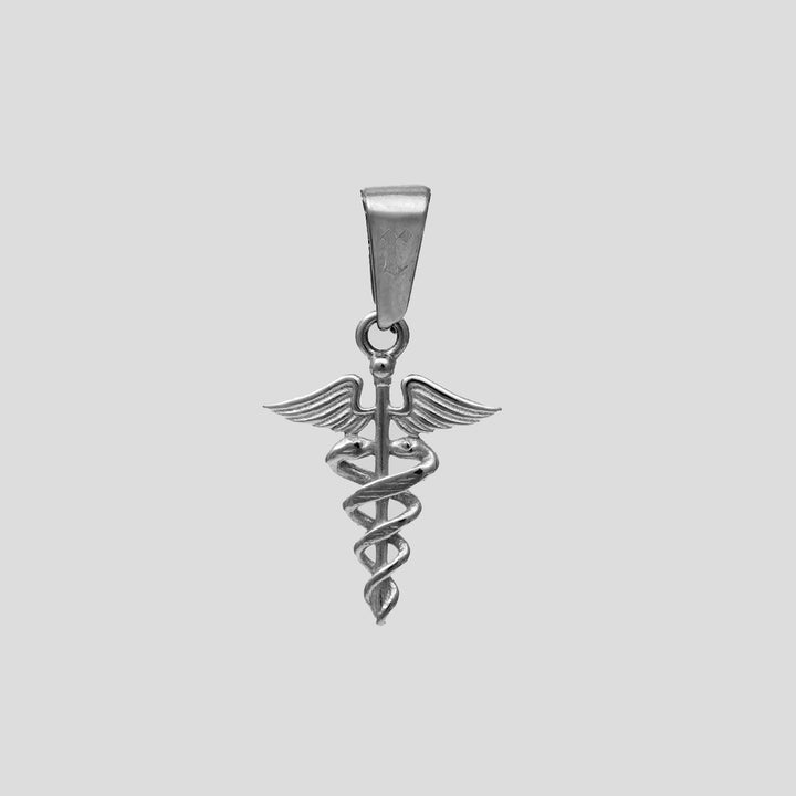 Caduceus Pendant (Silver)