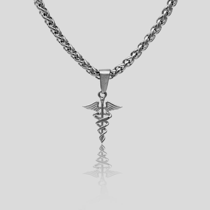 Caduceus Pendant (Silver)