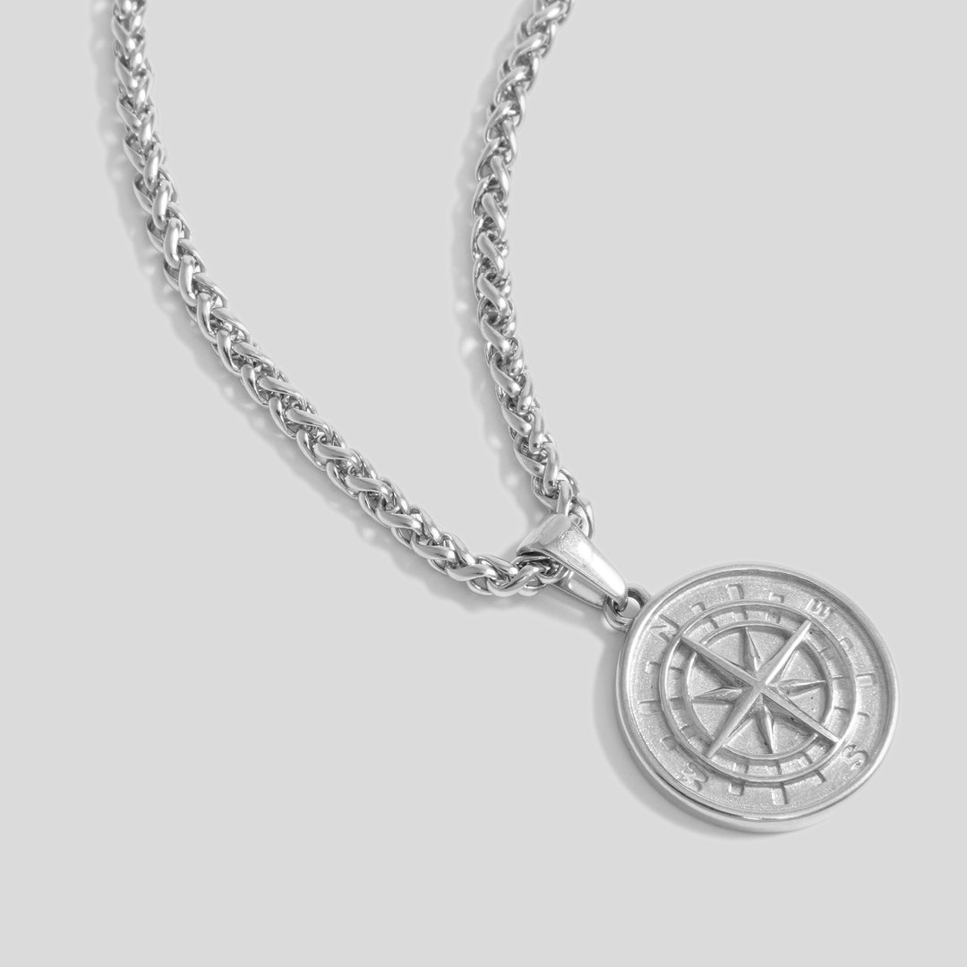 Compass Pendant (Silver)