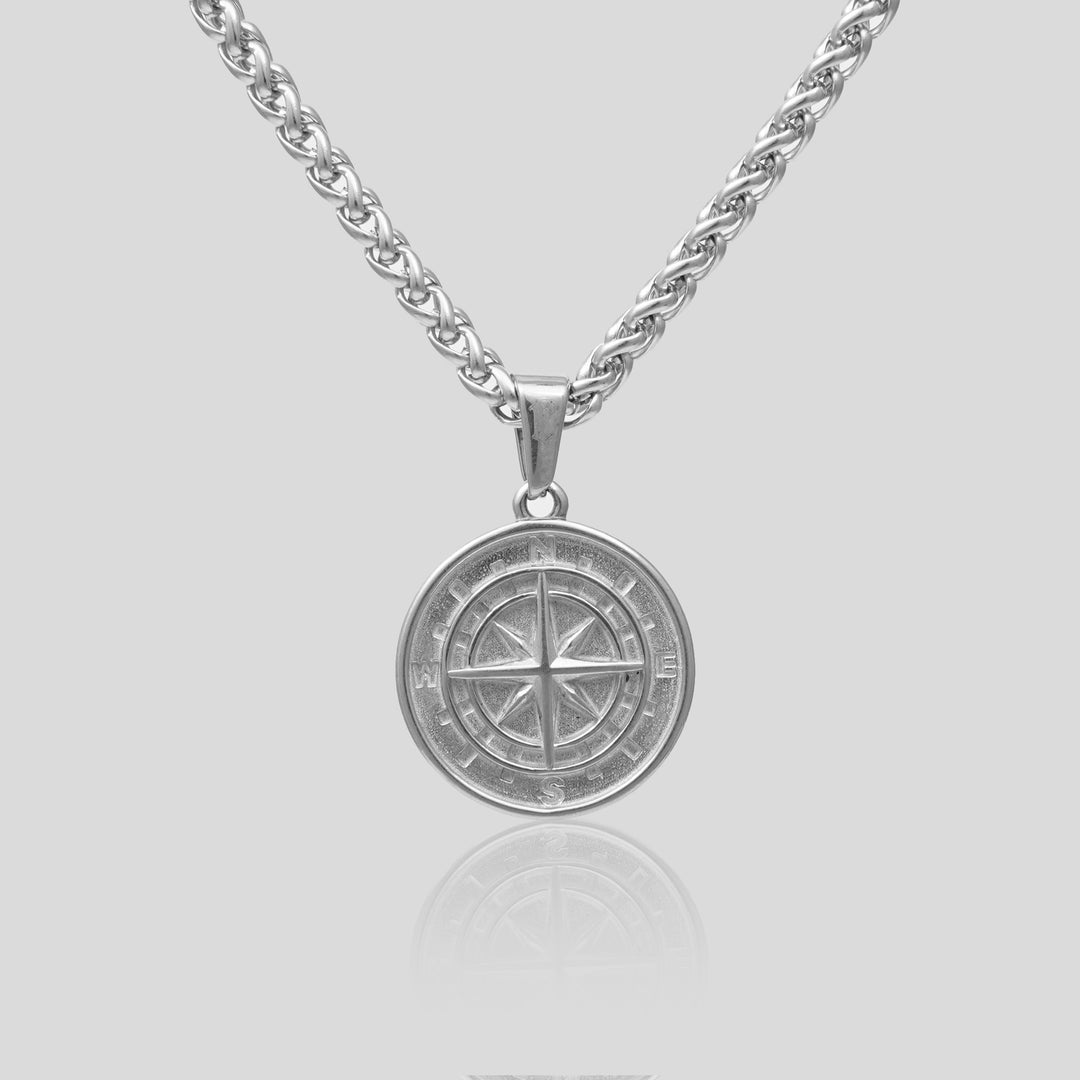 Compass Pendant (Silver)