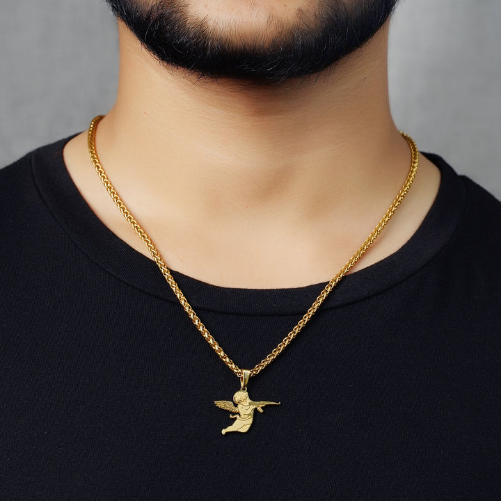 Cupid Angel Pendant (Gold)