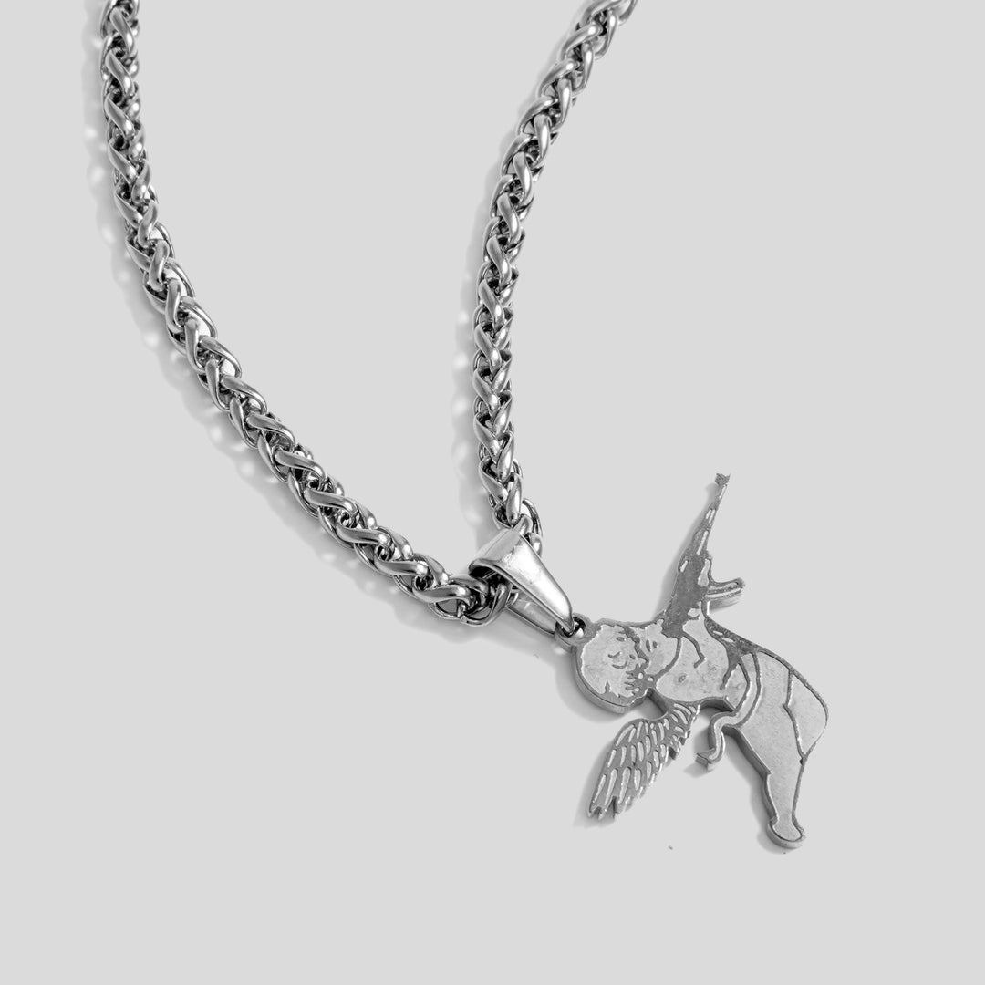 Cupid Angel Pendant (Silver)