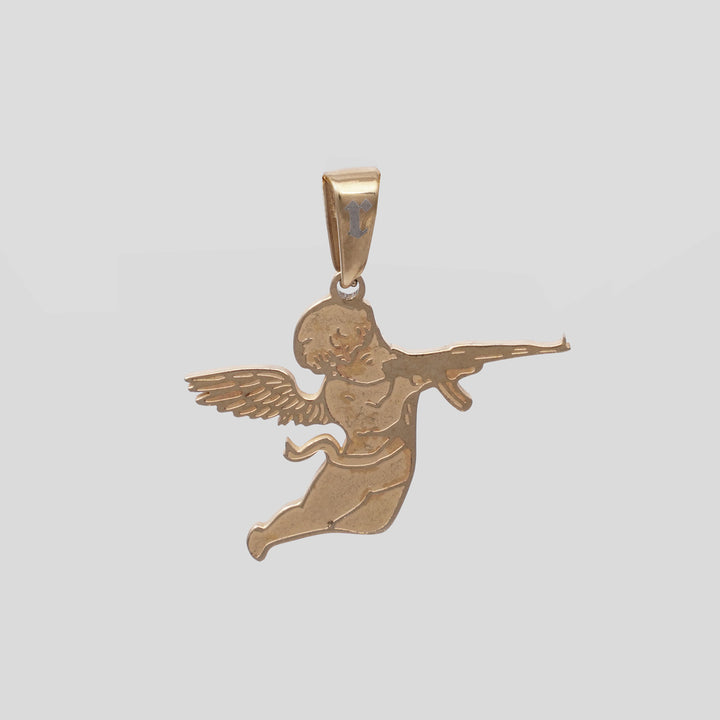 Cupid Angel Pendant (Gold)