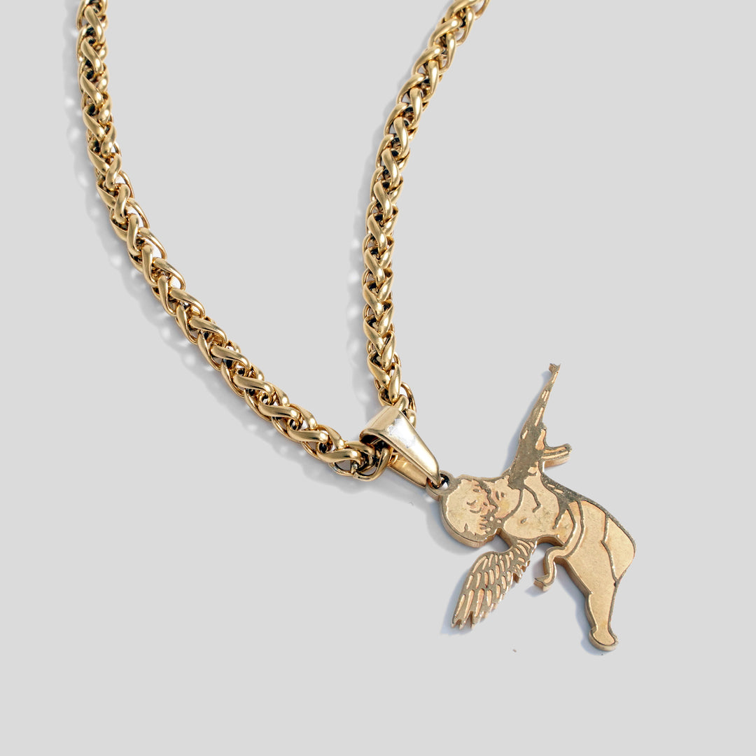 Cupid Angel Pendant (Gold)