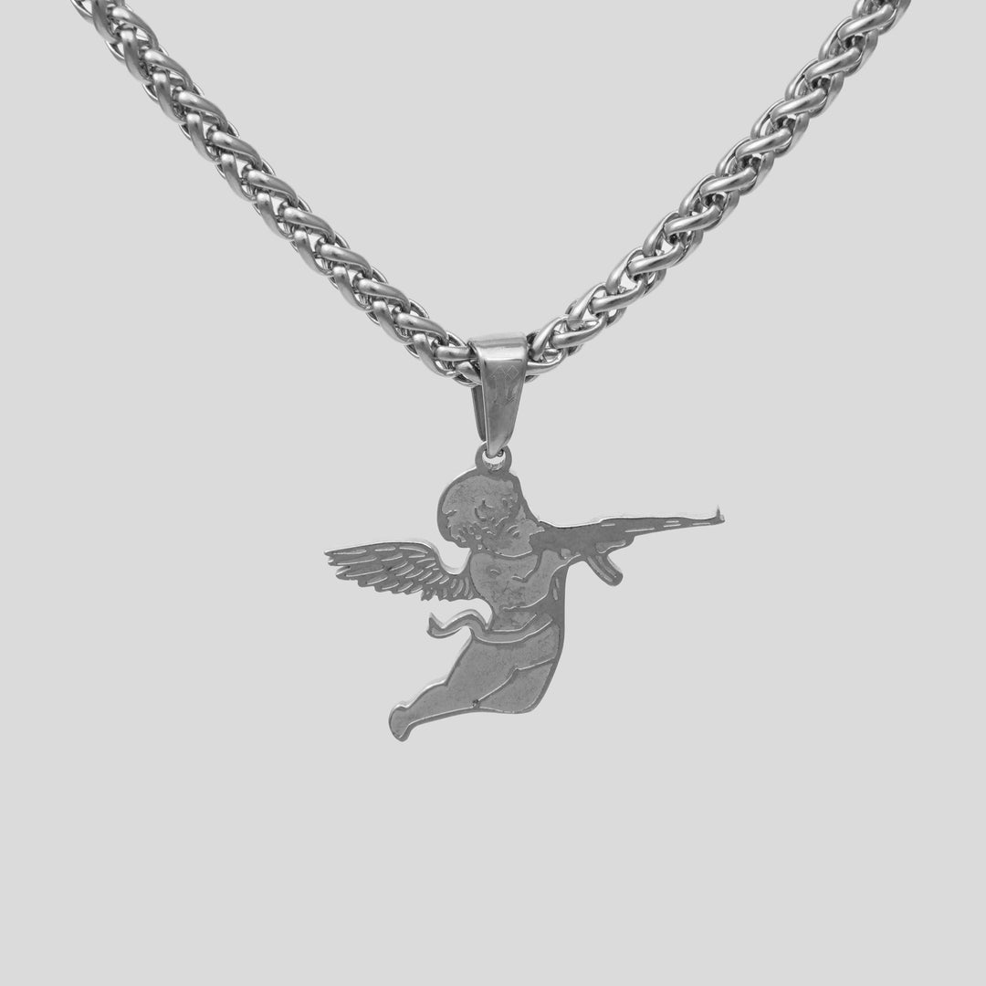 Cupid Angel Pendant (Silver)