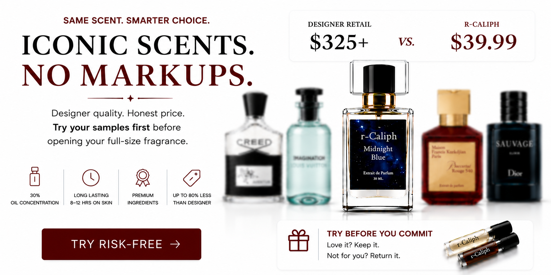 Rcaliph desktop perfume banner