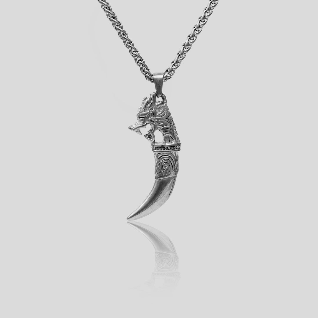 Dragon Tooth Pendant (Silver)