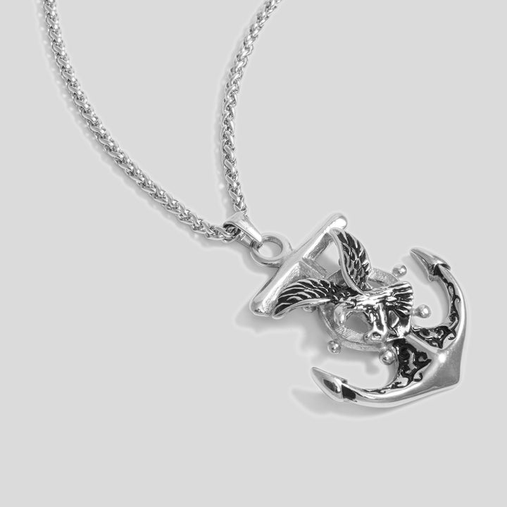 Eagle Anchor Pendant (Silver)