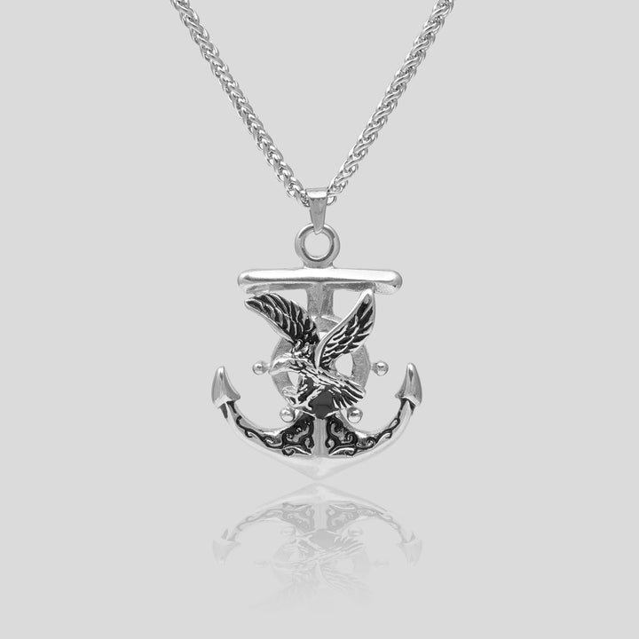 Eagle Anchor Pendant (Silver)