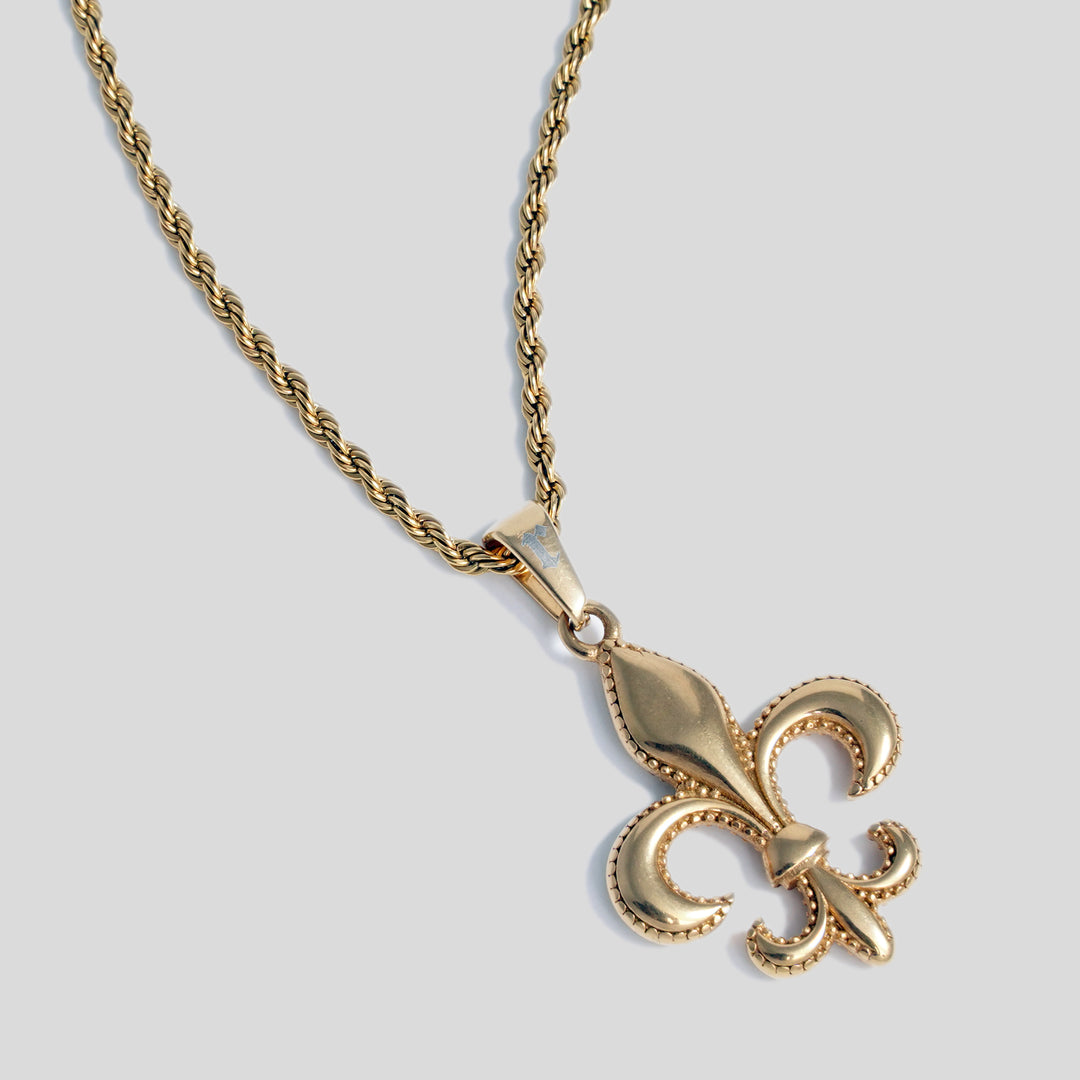 Fleur De Lis - Rope (Gold)