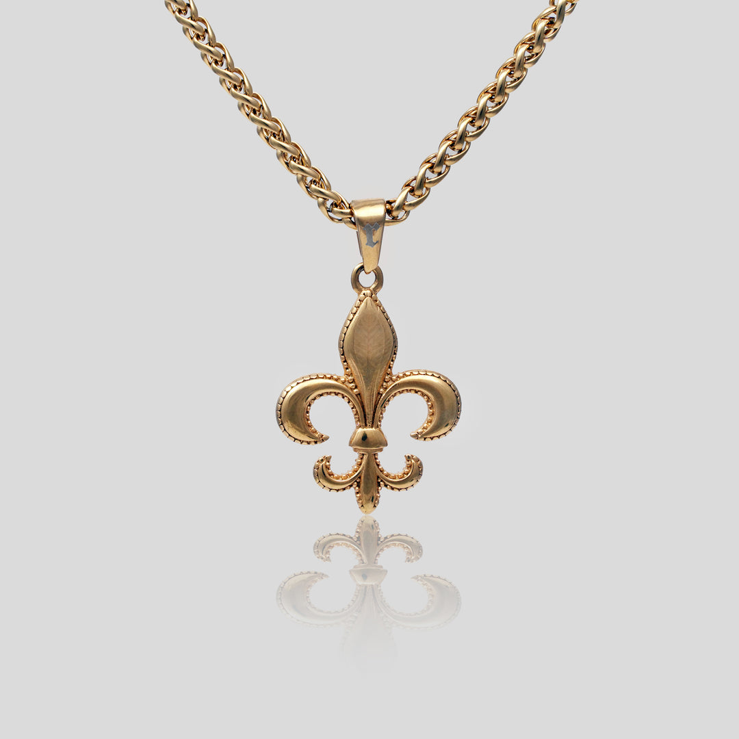 Fleur De Lis - Wheat (Gold)