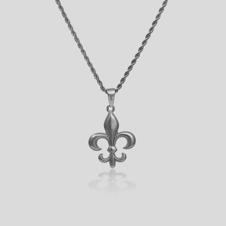 Fleur De Lis - Rope (Silver)