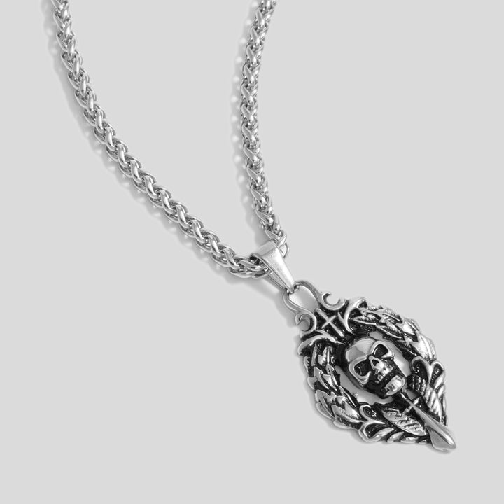 Gothic Skull II - Wheat (Silver)