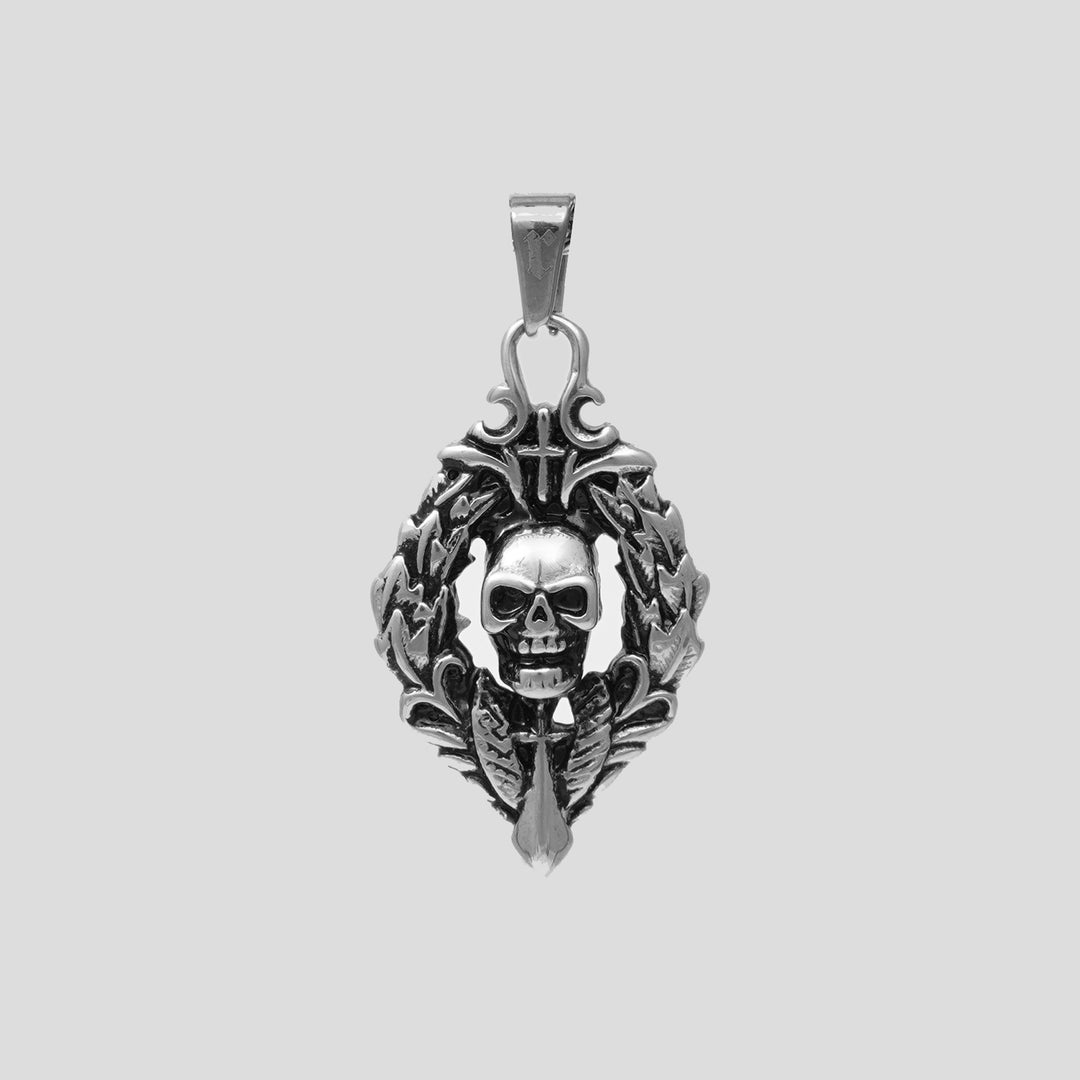 Gothic Skull II - Rope (Silver)