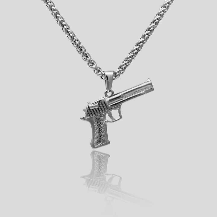 Gun Pendant (Silver)