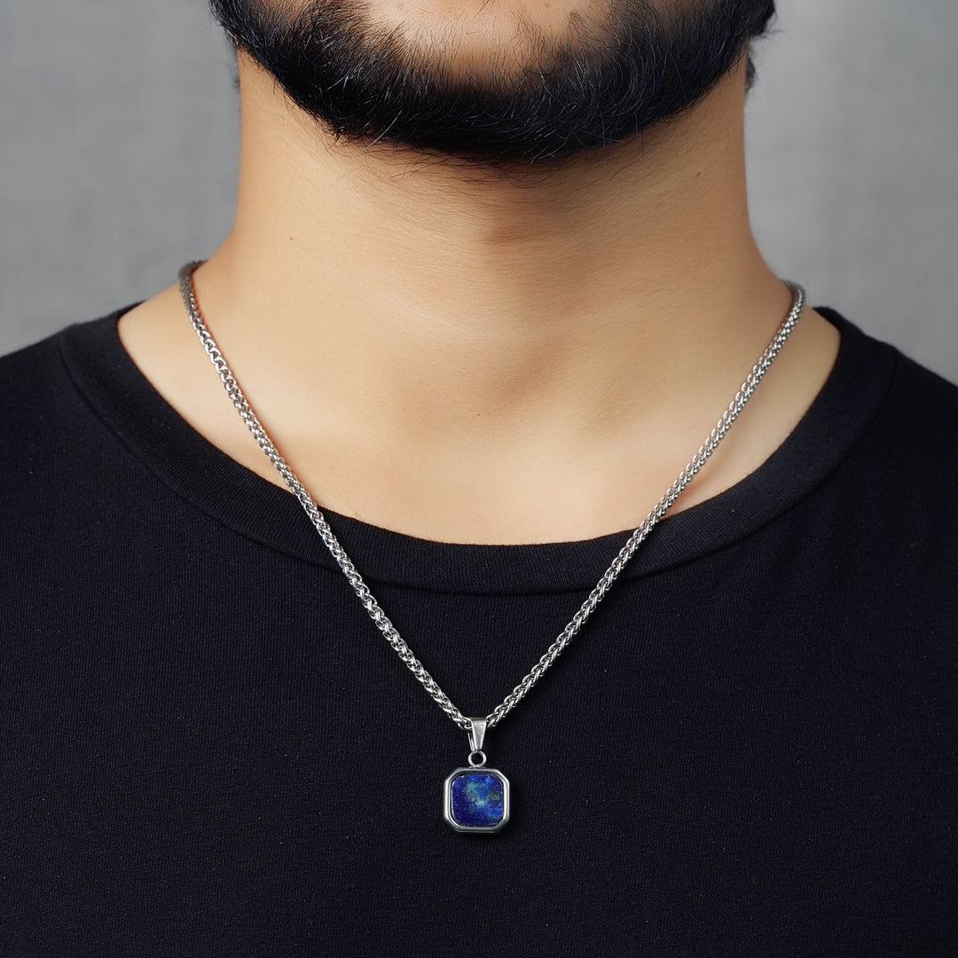 Lapis Lazuli Pendant (Silver)