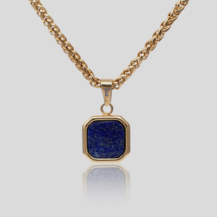 Lapis Lazuli Pendant (Gold)