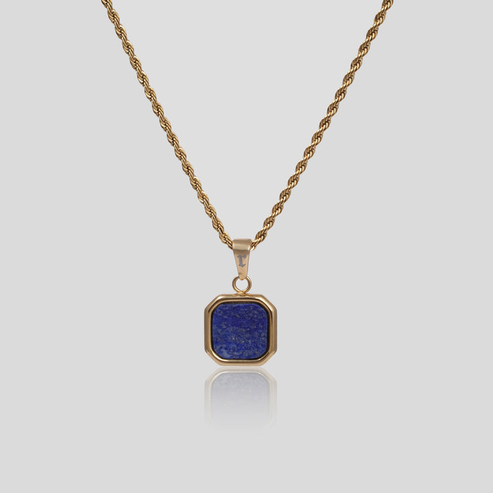 Lapis Lazuli - Rope (Gold)