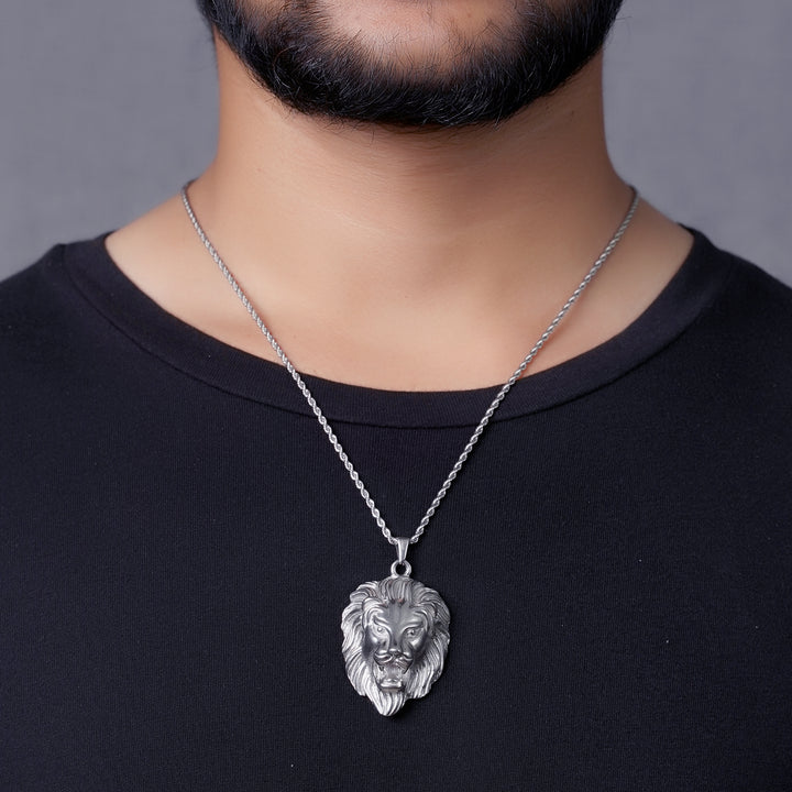 Lion - Rope (Silver)