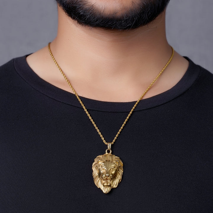 Lion - Rope (Gold)