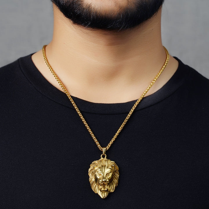 Lion Pendant (Gold)