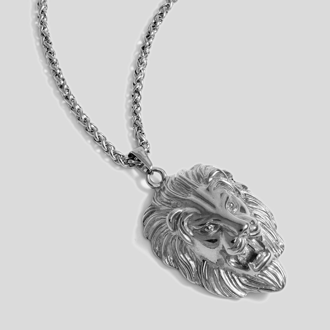 Lion Pendant (Silver)