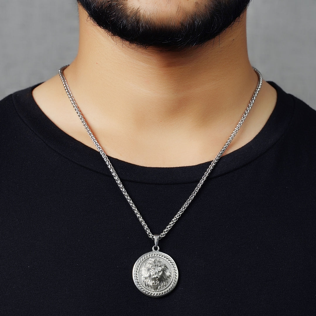 Lion III Pendant (Silver)