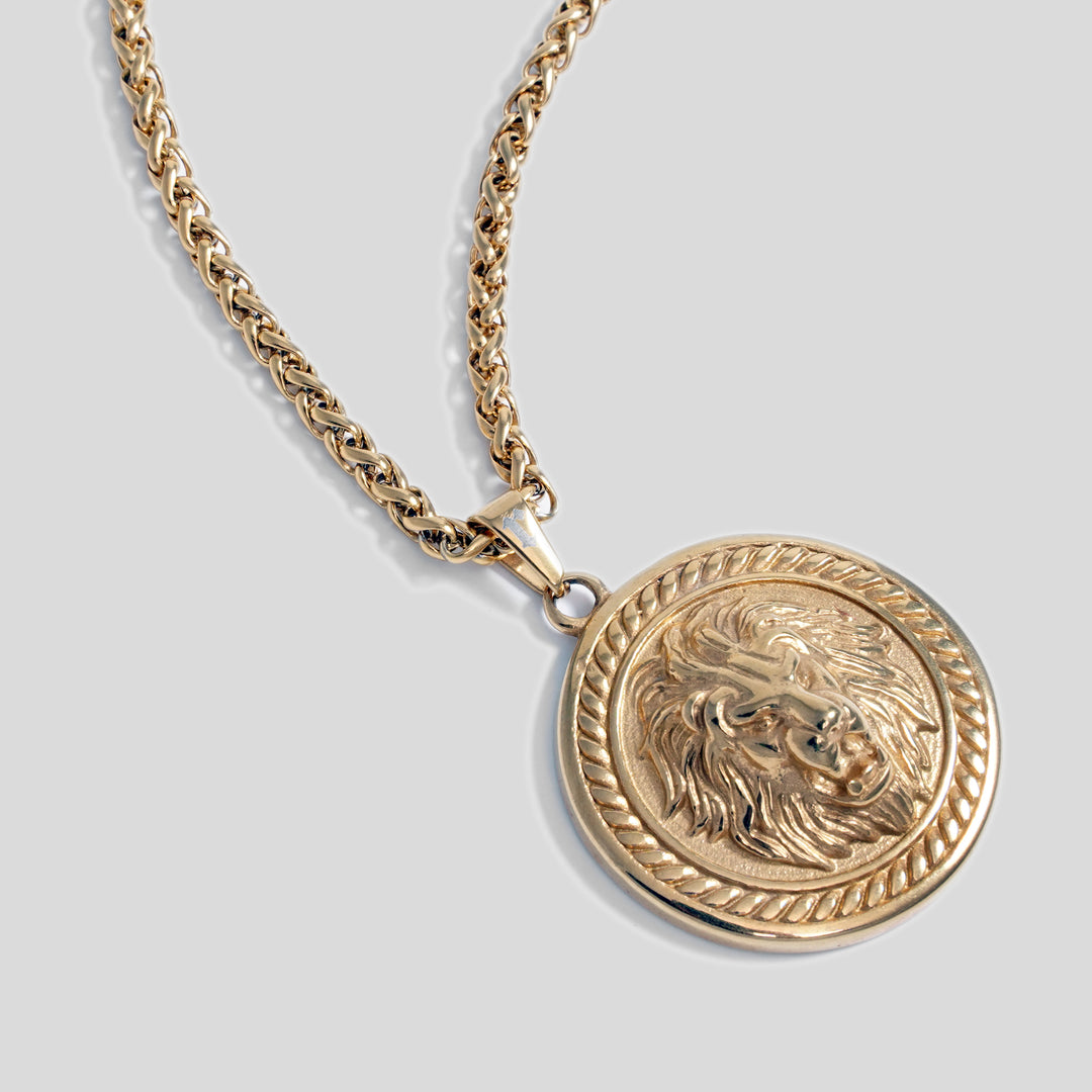 Lion III Pendant (Gold)