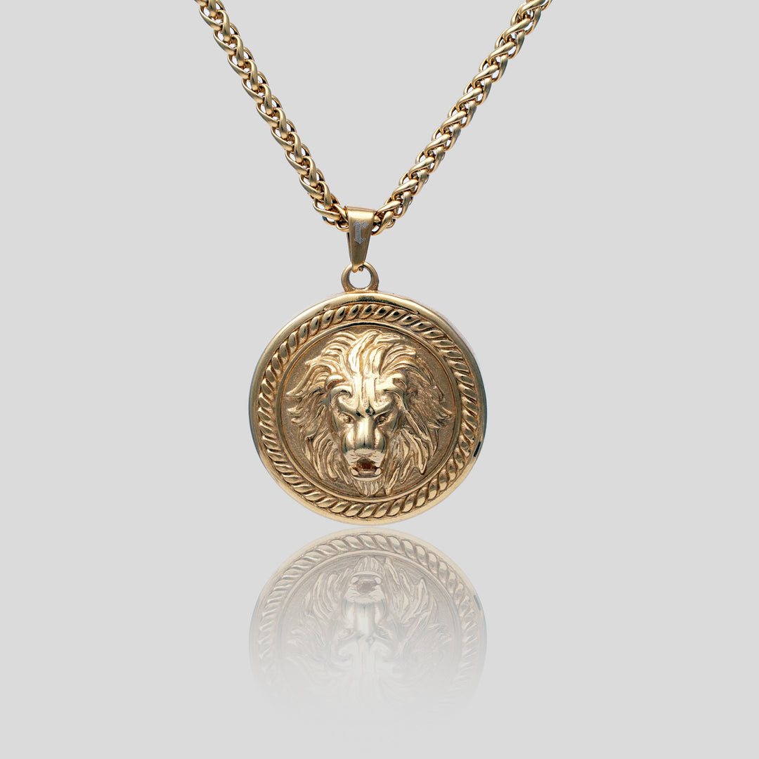 Lion III Pendant (Gold)