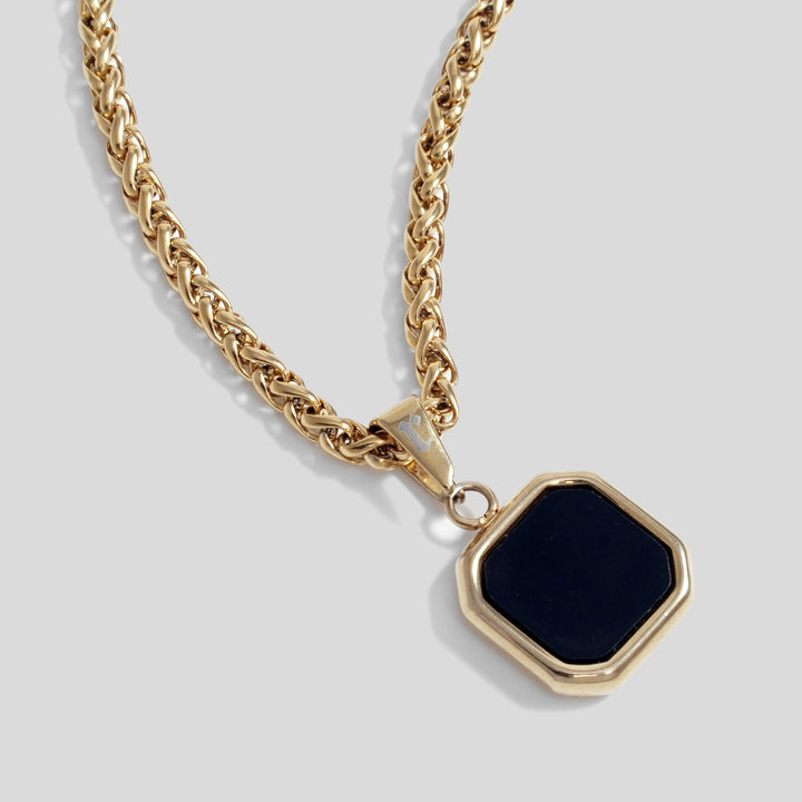 Onyx Pendant (Gold)