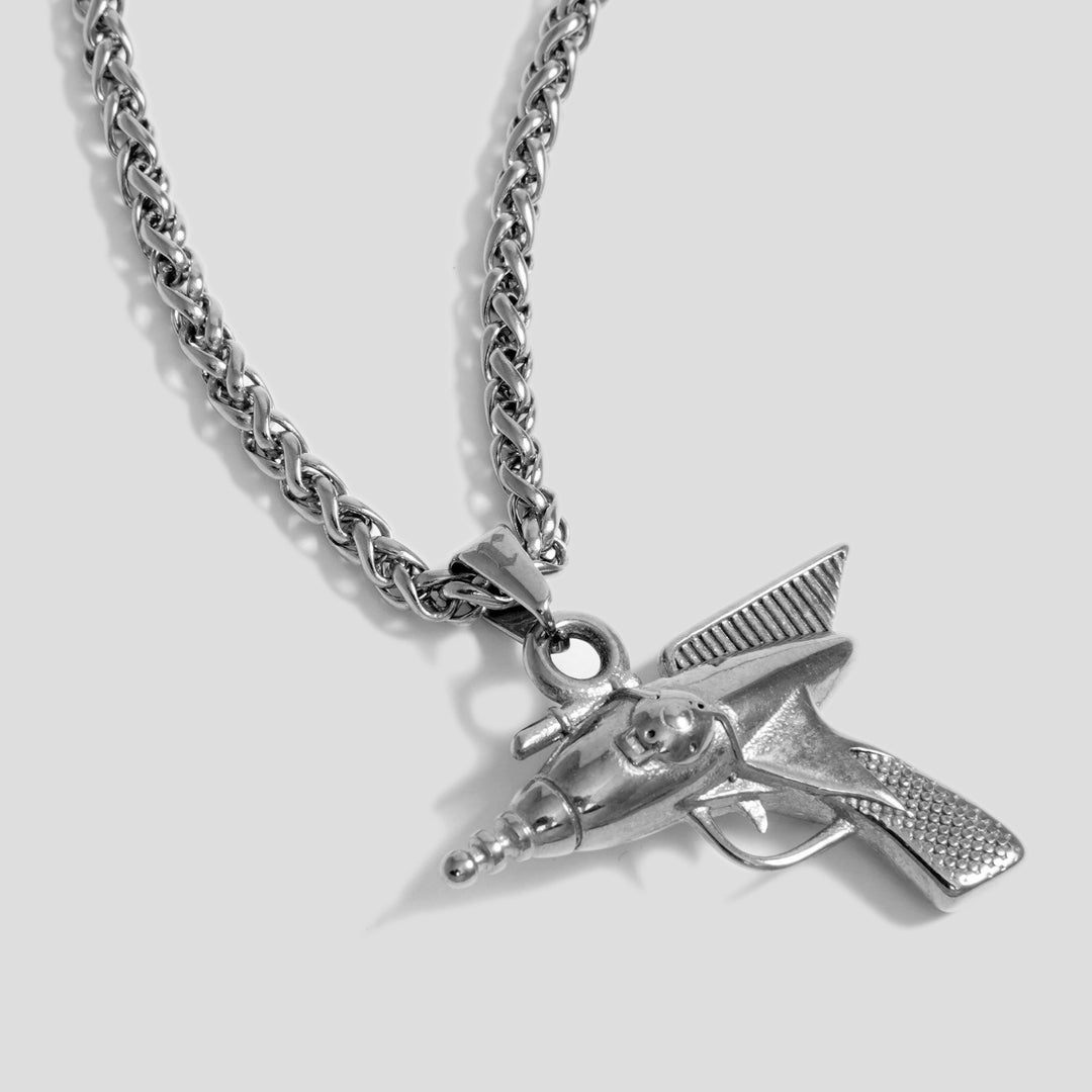 Ray Gun Pendant (Silver)