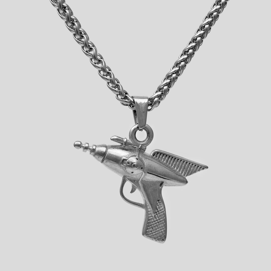 Ray Gun Pendant (Silver)