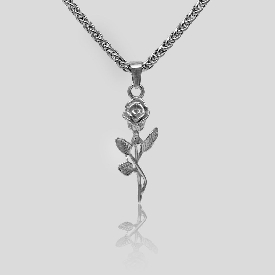 Rose Pendant (Silver)