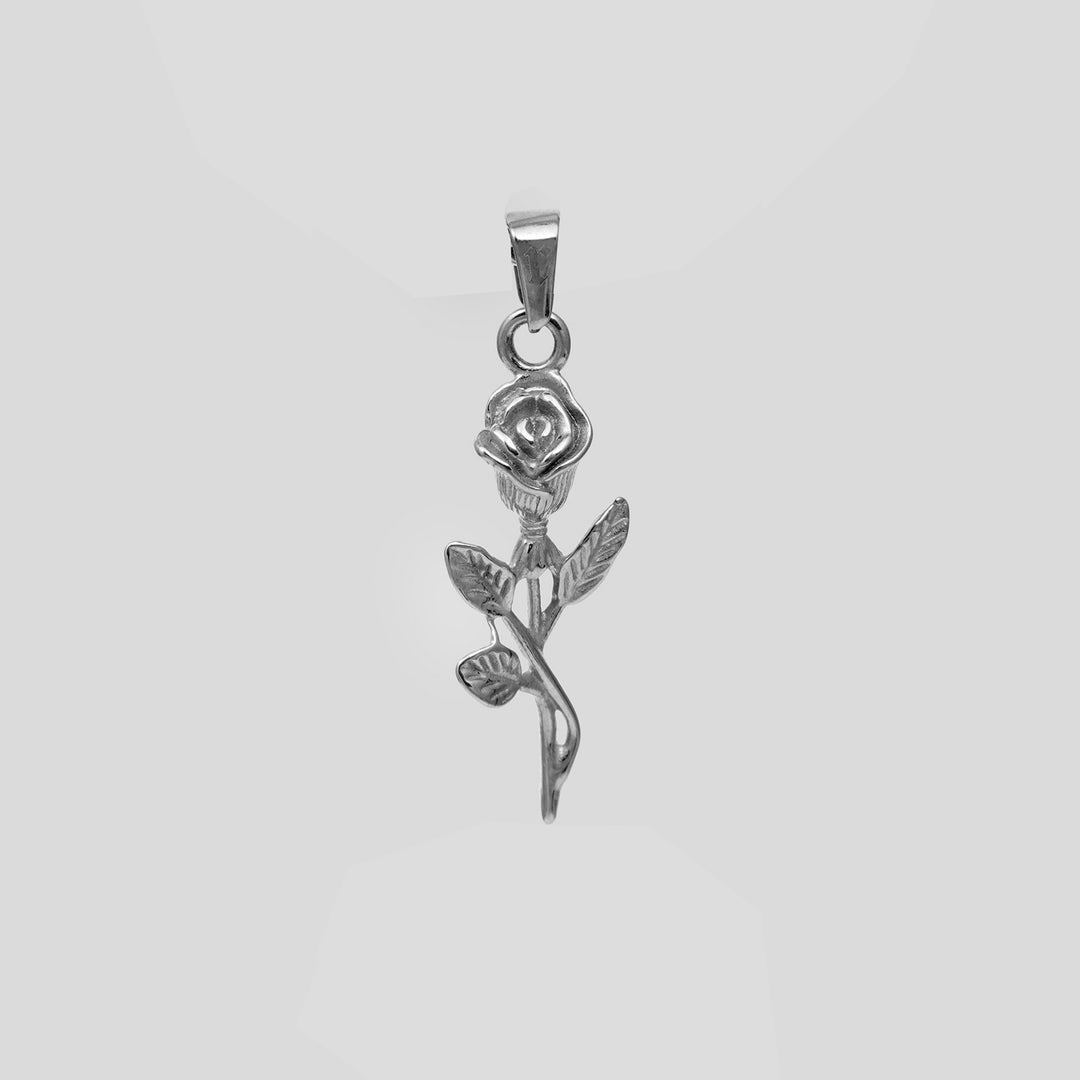 Rose Pendant (Silver)