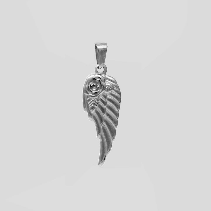 Rose Wing Pendant (Silver)