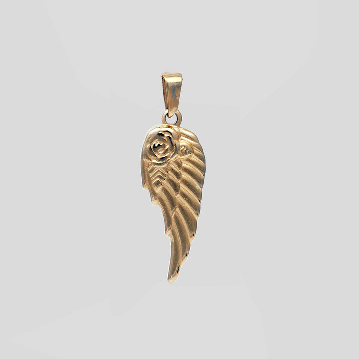 Rose Wing Pendant (Gold)