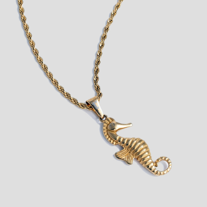 Sea Horse - Rope (Gold)